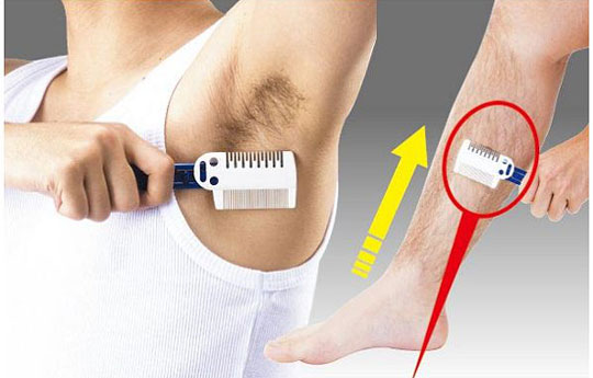 Tame the Manliness With Body Hair Thinner