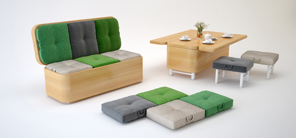 More Clever Transforming Furniture Concepts