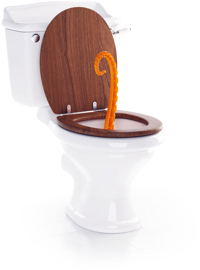 Tentacle Plunger Brings Terror From the Toilet