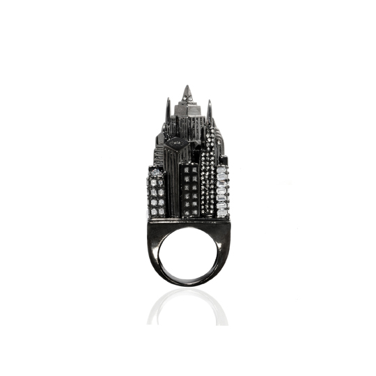 Gotham City Skyline Ring