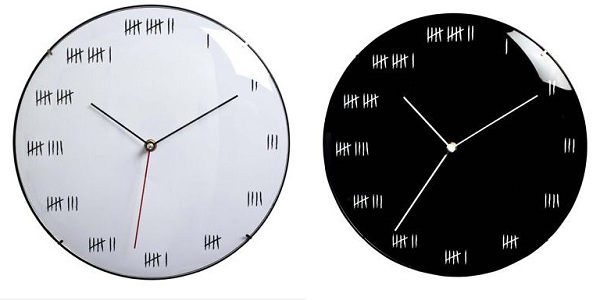 Hash Mark Wall Clock