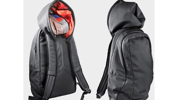 Backpack With Built in Hoodie